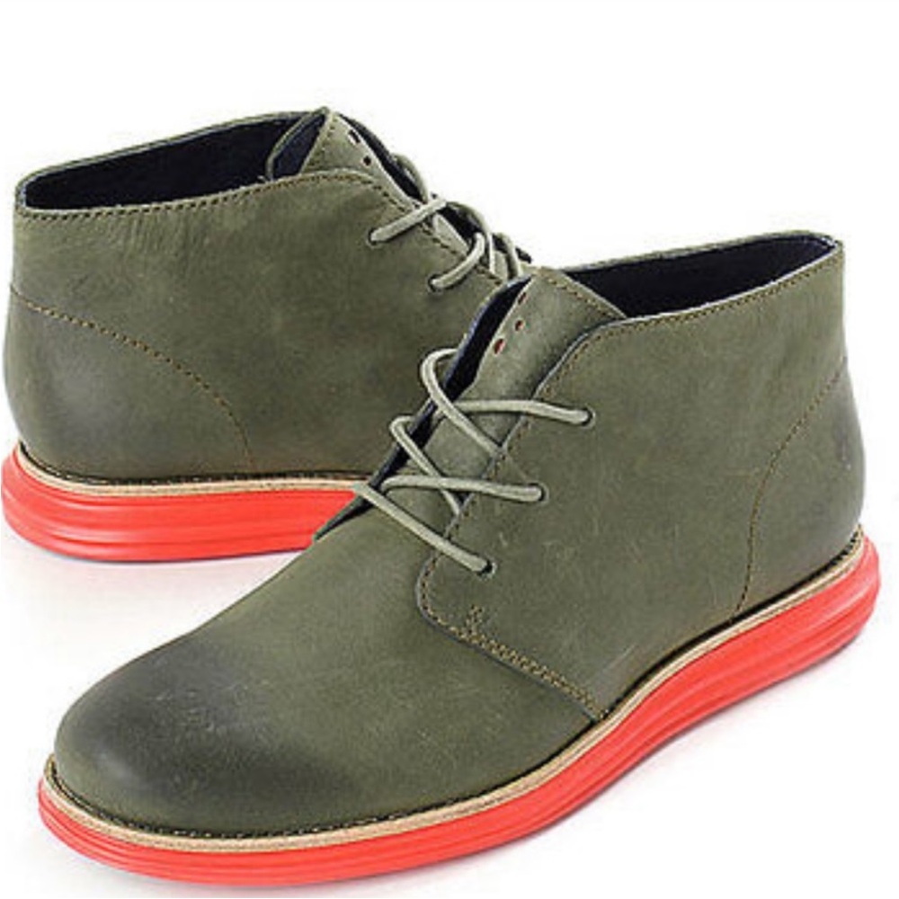 Cole Haan green and red lundargrand